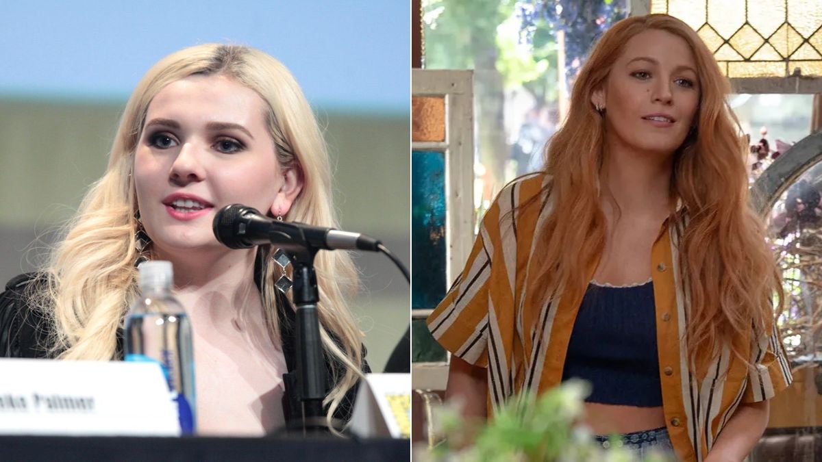 Left: Abigail Breslin at 2015 SDCC. Right: Blake Lively in It Ends With Us