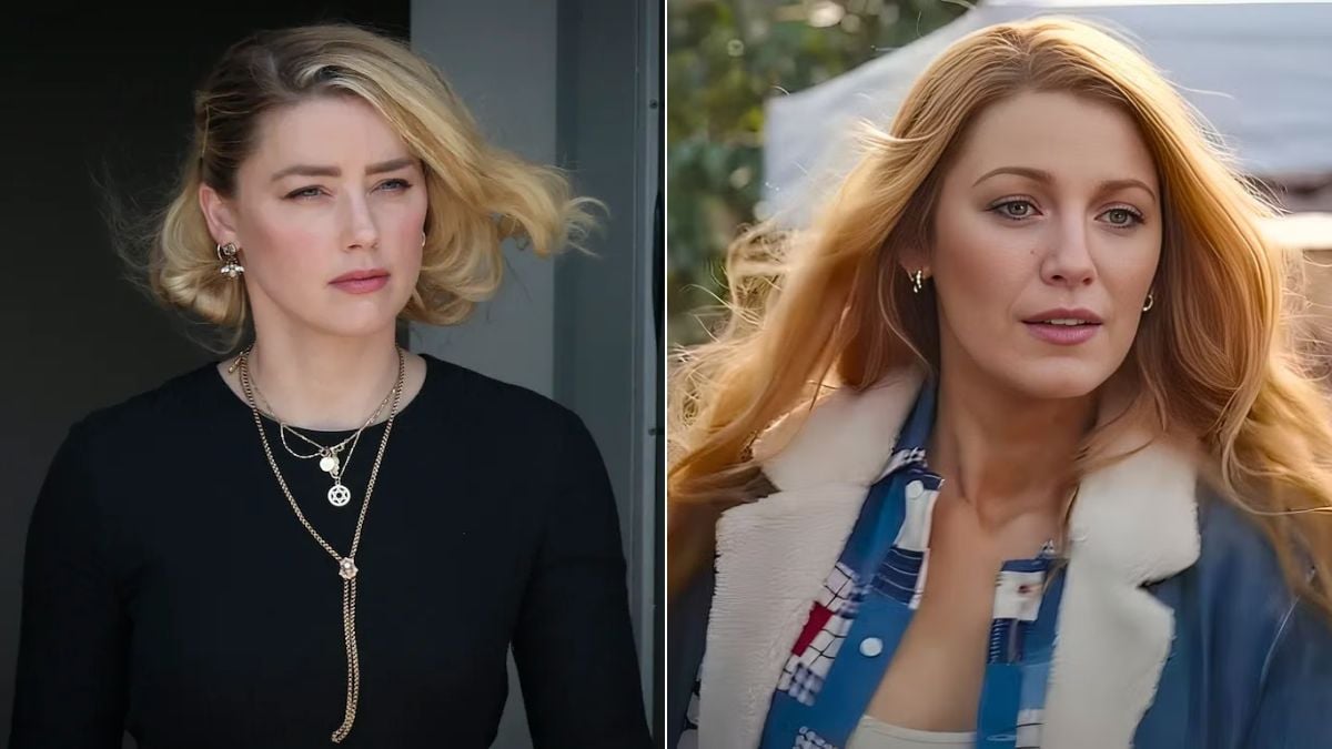 Left: Amber Heard. Right: Blake Lively