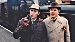 Christopher Plummer as Sherlock Holmes and James Mason as Dr. Watson in 'Murder by Decree' (1979)