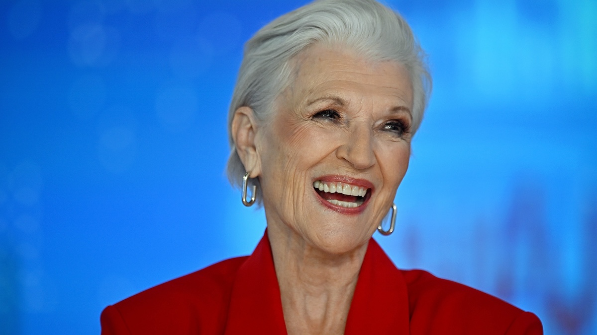 maye musk smiling