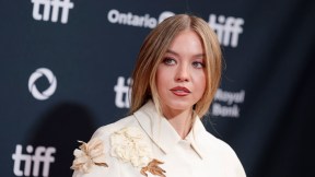 sydney sweeney on a carpet