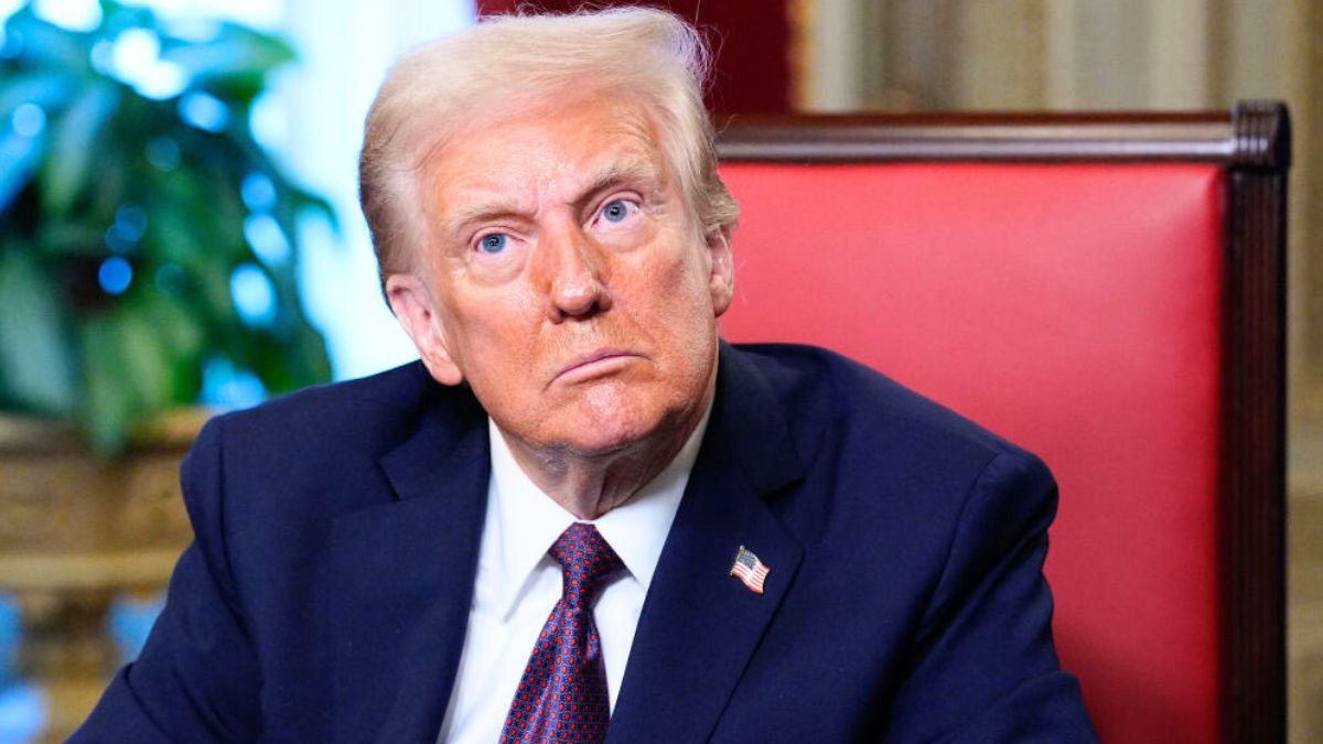 WASHINGTON, DC - JANUARY 20: U.S. President Donald Trump takes part in a signing ceremony after his inauguration on January 20, 2025 in the President's Room at the U.S. Capitol in Washington, DC. Donald Trump takes office for his second term as the 47th President of the United States. (Photo by Melina Mara-Pool/Getty Images)