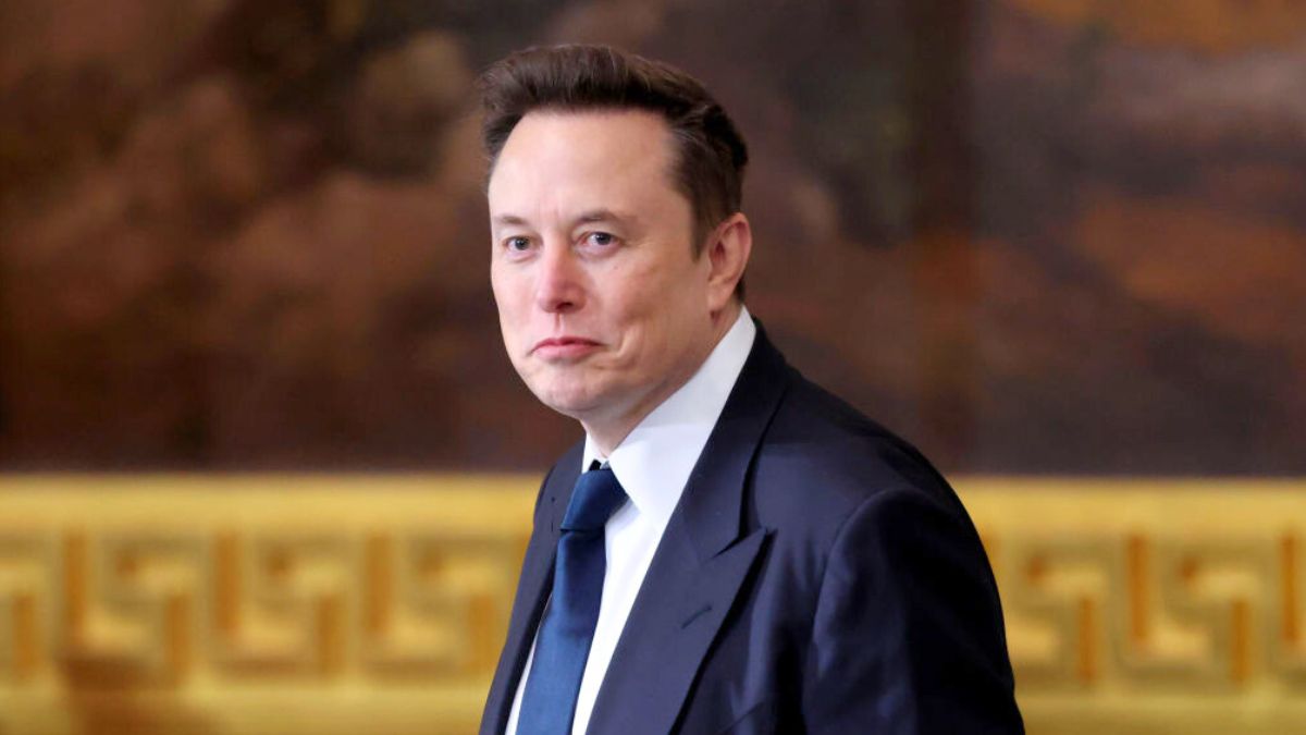 WASHINGTON, DC - JANUARY 20: Tesla, SpaceX and X CEO Elon Musk arrives for the Inauguration of Donald J. Trump in the U.S. Capitol Rotunda on January 20, 2025 in Washington, DC. Donald Trump takes office for his second term as the 47th president of the United States. (Photo by Kevin Lamarque - Pool/Getty Images)