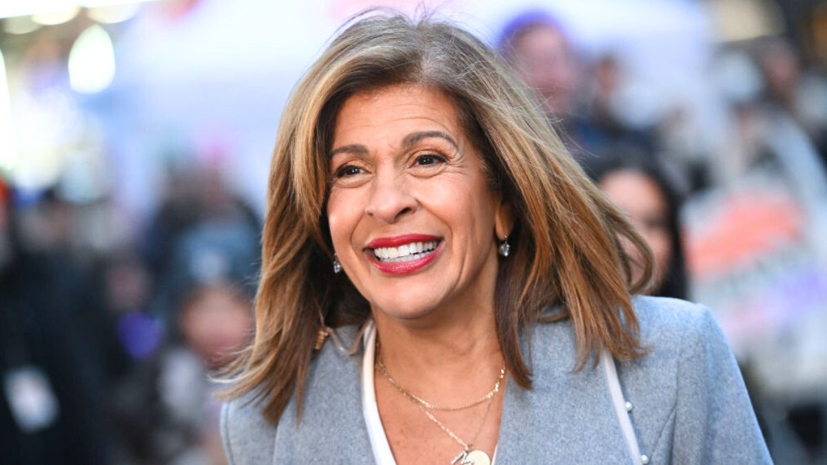 NEW YORK, NY - JANUARY 10: Hoda Kotb is seen at the NBC "Today" Show at Rockefeller Plaza on January 10. (Photo by NDZ/Star Max/GC Images)