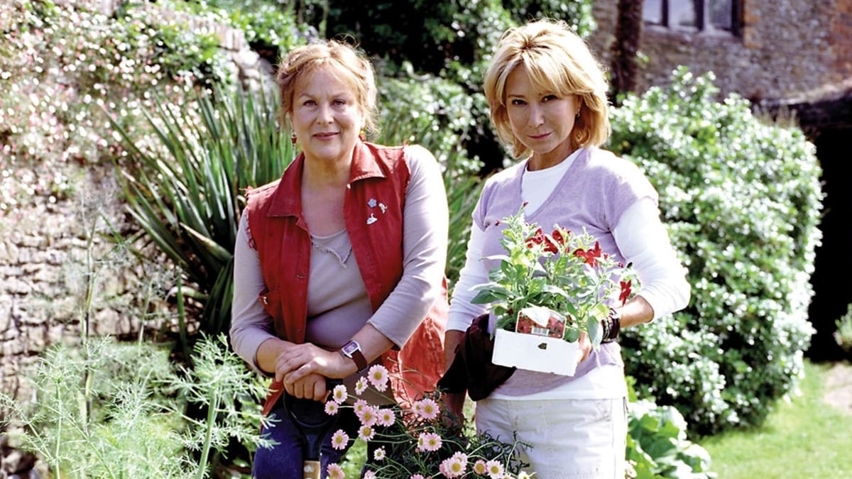 Felicity Kendal as Rosemary Boxer and Pam Ferris as Laura Thyme in 'Rosemary & Thyme'