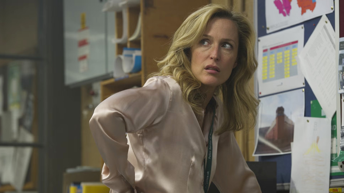 Gillian Anderson as DSU Stella Gibson in 'The Fall' 