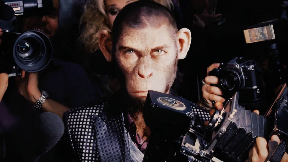 Robbie Williams as a CGI monkey in 'Better Man'