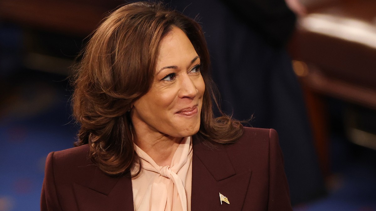 Vice President Kamala Harris overseeing Congress's certification of the 2024 election results