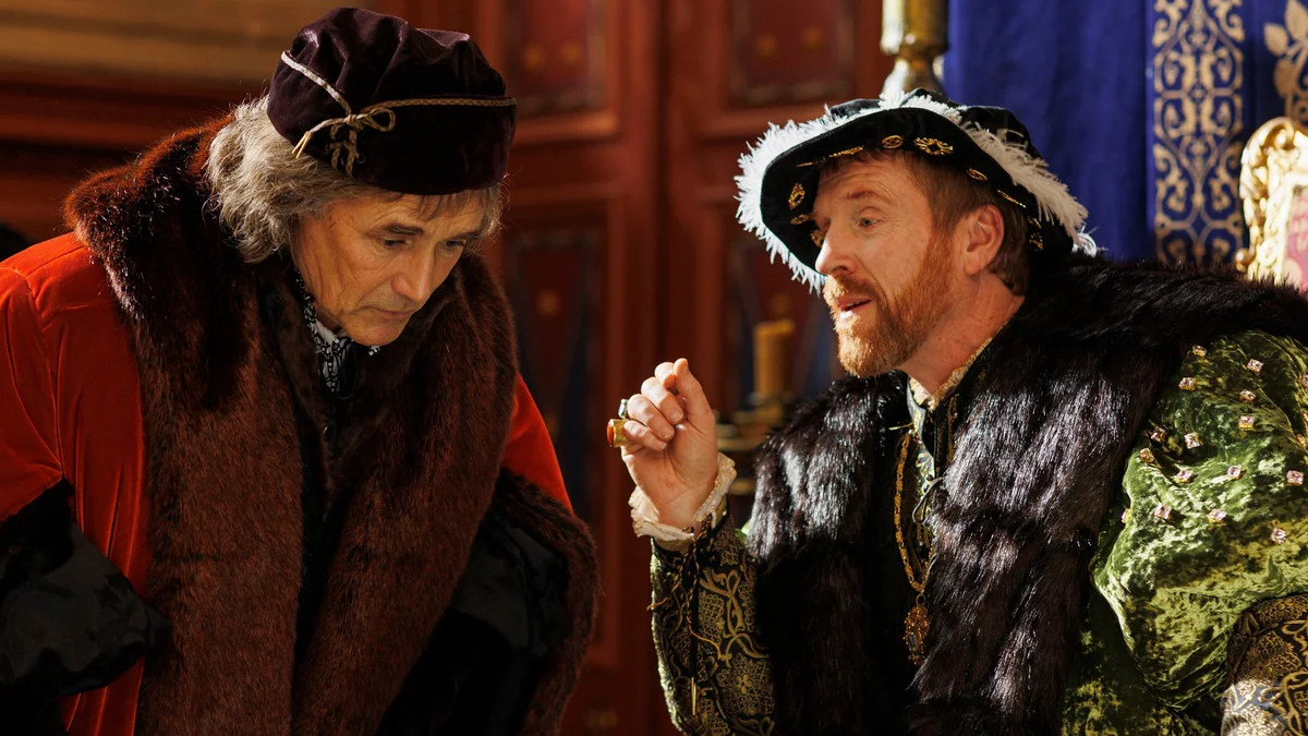 Mark Rylance and Damian Lewis in 'Wolf Hall: The Mirror And The Light'