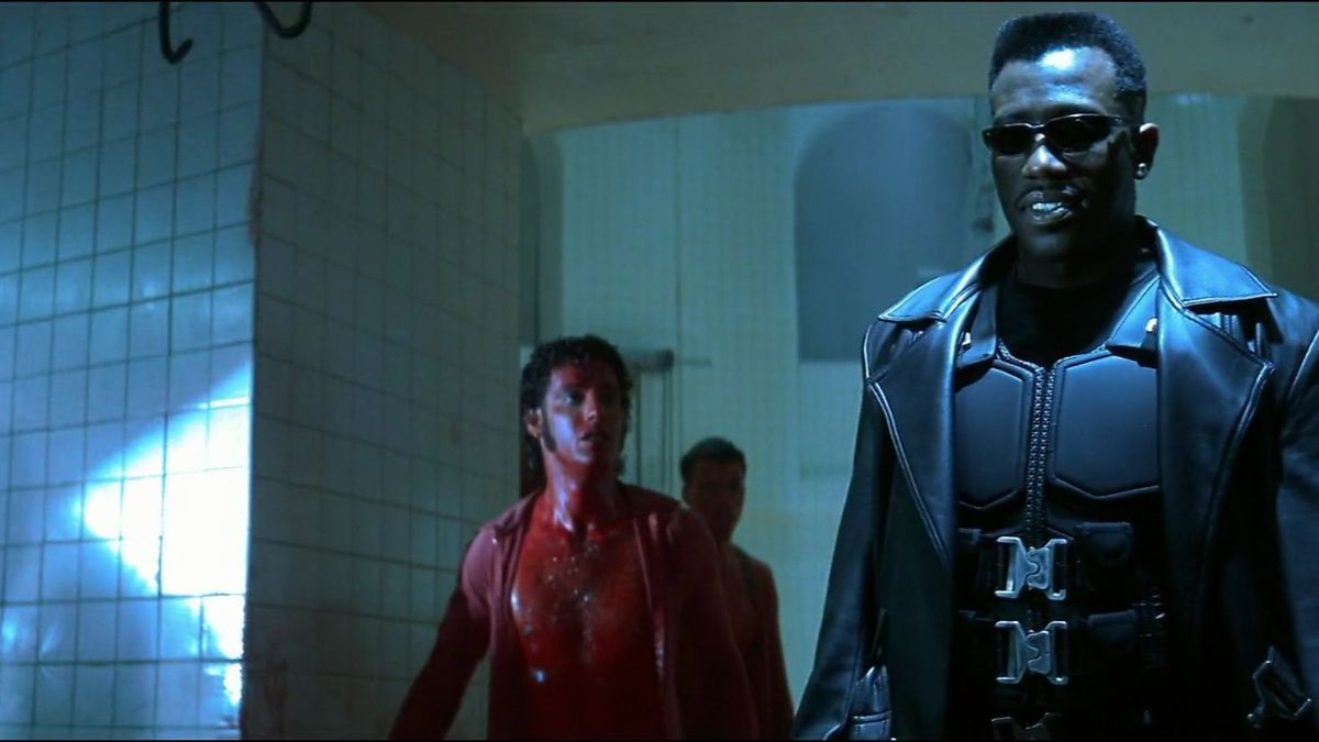 wesley snipes as blade in blade (1998)