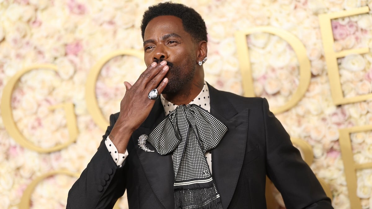 Colman Domingo blowing a kiss