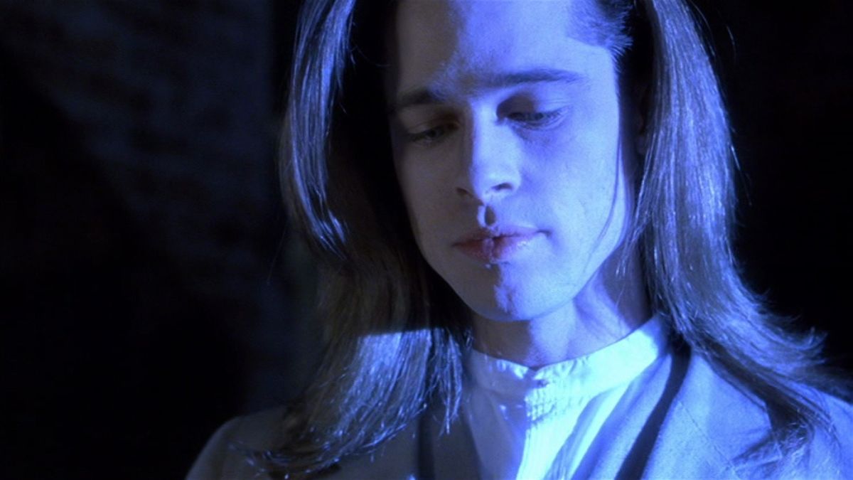 brad pitt as louis de pointe du lac in the interview with the vampire film