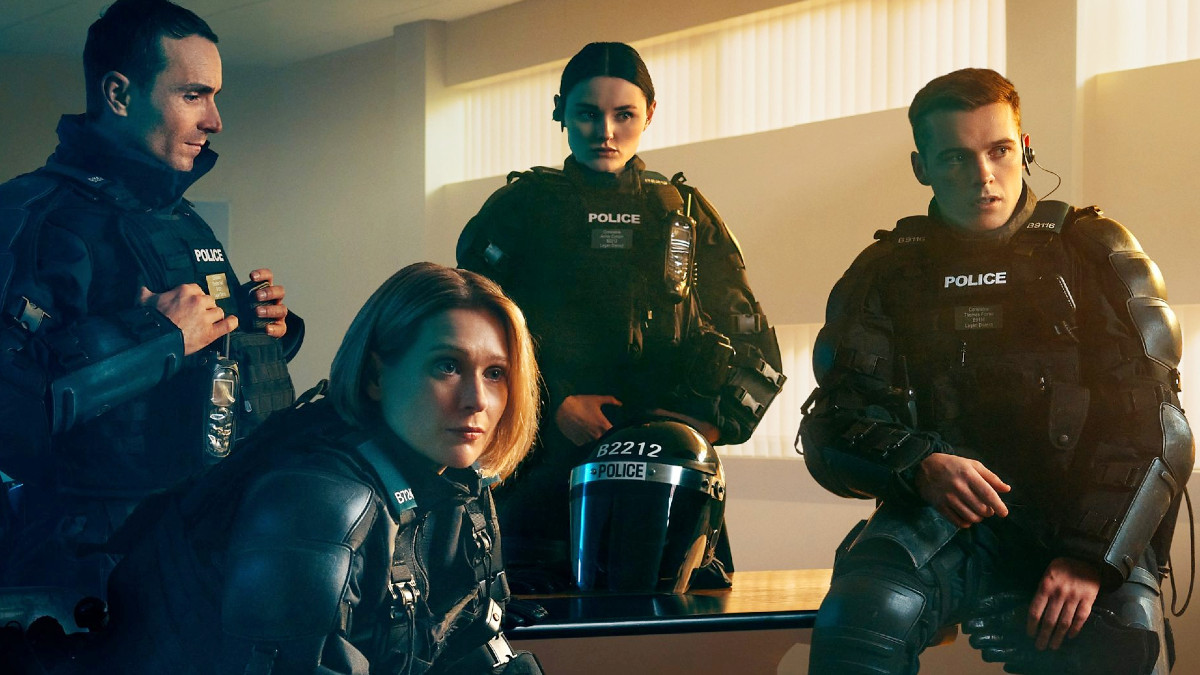 The cast of Blue Lights season 2 in their uniforms