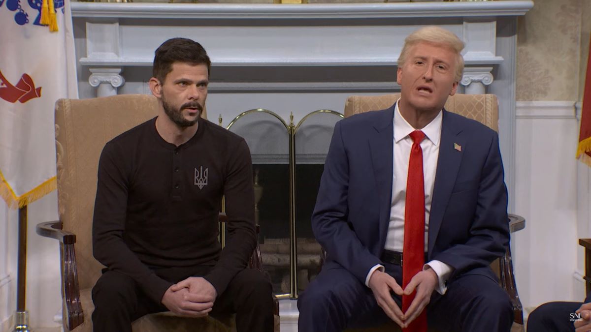 Saturday Night Live (SNL) recreates Trump and Zelenskyy's chaotic White House meeting