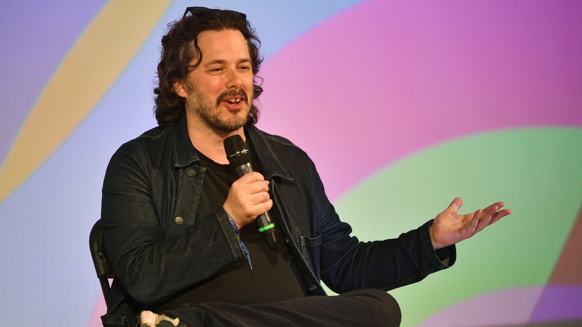 Edgar Wright talking